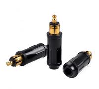 FWYDRJZC 3 PCS DIN Male Plug, European 12V Cigarette Lighter Adapter | European DIN Male Plug 12V/24V for Cars, Motorcycles, and Automotive Accessories, Durable and Easy to Install.