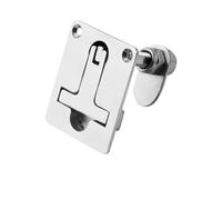 FWZooGPda Marine Accessories 316 Stainless Steel Boat Hatch Deck Latch Turning Lock Lift Handle Flush Mount Cam Latch Flush Pull Hatch