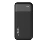 Fx 10,000 Mah Powerbank With Type-C 3A Output, Black