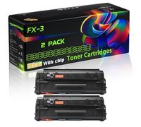 FX-3 Compatible for Canon Toner Cartridges with Chip CFX-L4000 CFX-L4500IF Fax L200 L220 L240 L250 L260 Printers (2-Pack Black)