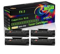 FX-3 Compatible for Canon Toner Cartridges with Chip Laser Class 2060 4000 L300 Laser Fax L260S Multipass Printers (4 Pack Black)