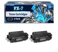 FX-7 Toner Cartridges Compatible for Canon Fax L2000 L2000iP L2001P LaserClass 710 720i 730i Printers, With Chip Large Capacity 5000 Pages (2-Pack Black)