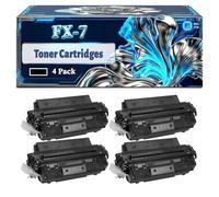 FX-7 Toner Cartridges Compatible for Canon Fax L2000 L2000iP L2001P LaserClass 710 720i 730i Printers, With Chip Large Capacity 5000 Pages (4 Pack Black)