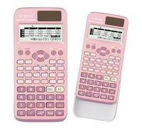 FX-991EX Scientific Calculator, A Level Maths Calculator with 552 Functions, 10+2 Digits Written Display, Portable Calculators Scientific for Students, Teachers, Business, School, Office (Pink)
