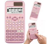 FX-991EX Scientific Calculator, Engineering Scientific Calculator with 552 Functions, Portable Scientific Calculator with 10+2 Screen Displays for Students and Teachers, Office, Pink