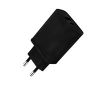 FX Dual EU Main Charger USB-C and USB-A, Black