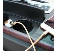 Fx Factory Powabud Twin Socket Usb 2.1A Car Charger, Gold