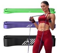 FX FFEXS Resistance Bands Set Men - Exercise Bands Durable Latex - Pull Up Bands Gym - Stretch Bands for Exercise - Workout Bands Fitness - Elastic Bands Gym - Men & Women - All Strength Levels