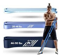 FX FFEXS Resistance Bands Set Men - Exercise Bands Durable Latex - Pull Up Bands Gym - Stretch Bands for Exercise - Workout Bands Fitness - Elastic Bands Gym - Men & Women - All Strength Levels