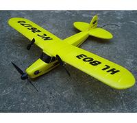 FX J3 Piper Cub RC Airplane, Ready to Fly, EPP Foam, Beginner Friendly, USB Chargeable, Yellow, Unisex Adult