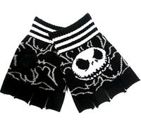 FX Jack Nightmare Halloween Christmas Gloves, Black with Grey Bats