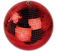 Netagon Fxlab Party Event Festive Christmas Red Disco Mirror Ball 300mm