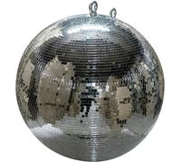FX Lab FXLab Professional 60cm Silver Mirror Ball with 10mm Facets and Fibreglass Core