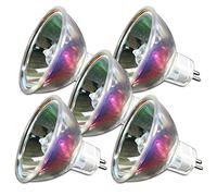 FX Lab G016ZLR Dichroic Lamp Set - 24V 250W GX5.3 Reflector Bulbs, Professional DJ Disco & Stage Lighting Replacement Lamps - Pack of 5 OEM Projector Bulbs with Bright Clear Light Output