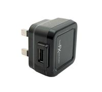 Fx Mains Charger Powabud For Usb 1A & Micro Usb Devices For Usb 1A - Black
