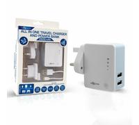Fx Power Bank & All In One Travel Charger - Portable Battery Backup Pack For Job Site & Work Van