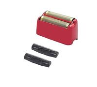 FX3 Shaver Replacement Head Compatible with BaByliss Pro fx3 Foil Shaver，FXX3RF Red Replacement Foil with 2 Cutters Fit for BaBylissPro FX3 Double Foil Shaver - Hypoallergenic Gold Foil - Red