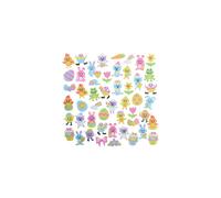 FX536 Easter Felt Stickers - Pack of 100, Easter Embellishments for Kids Crafts