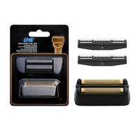 FX79RF2MB Replacement Foil and Cutters for BaBylissPRO FXONE Double Foil Stick Shaver, Hypoallergenic Extra-close Shaver Replacement Head, Matte Black