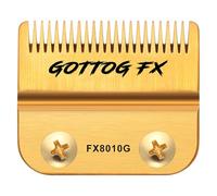 FX8010G Replacement Blades for BaBylissPRO FX870, FX890, FX825, FX673 Clippers, DLC Replacement Fade Blade Compatible with Babyliss Clipper Blades,Gold