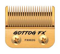 FX802G Replacement Blades Compatible with BaBylissPRO FX870 FXF880 FX810 FX825 FX673N Clippers, DLC Replacement Taper Blades for BaByliss Clipper Blades, Gold