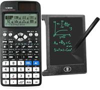 FX991-EX Battery and Solar Powered Scientific Calculator with 4.4" LCD Writing Board, FX-991EX Advanced Technical/Scientific Calculator 552 Functions for School, Office (Black)