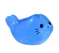 FxaumsGxuk 20 Pieces Glow In The Dark Animals, Resin Luminous Seal Figures, Tiny Seal Figurines Set, Tiny Resin Animals Miniature Little Small Animal Figures For Aquarium Decor, Fairy Garden