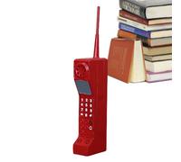 FxaumsGxuk Brick Phone Retro With Antenna And Buttons 4x7x32cm Iron Retro Brick Cell Phone Ornament, Old Fashioned Stylized Cellphone Cellular Phones Prop For Simulation Photographic Party Decorations