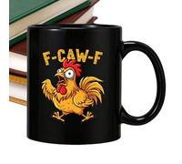 FxaumsGxuk Chicken Coffee Mug - 11oz Ceramic Milk Cups | Household Beer Mug - for Wine Juice Beer Study Dining Room Teachers Students Office Restaurant Hotel Christmas Halloween Collectors