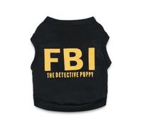 FxaumsGxuk Dog Shirt for Small Dogs, Boy Summer Clothes, the Detective