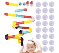 FxaumsGxuk Kids Bath Toys,Educational Funny Water Games - Shower Toys Water Slide with Suction Cup - for Boys Girls Ages 3-8 Bathroom Backyard Outdoor Birthday Christmas