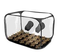 FxaumsGxuk Mushroom Growing Tent, 76x43x44.5cm PVC Mushroom Growing Still Air Box, Foldable Transparent Mushrooms Grow Tent, Portable Mushrooms Growings Container Weather-Resistant For Rooftop Farming