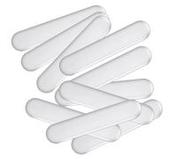 FxaumsGxuk Pack of 10 golf lead bands for rackets - 5 x 1 x 0.2 cm 50 g lead tape for tennis rackets, golf lead bands, self-adhesive lead bands, protection of paddle edge protection and increase the