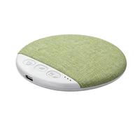 FxaumsGxuk Pillow Speaker, 9.6x9.6x1.1cm Wireless Portable Under Pillow Speaker, Pillows Headphones With White Noise, Bone Conduction Under Pillows Speakers With Soothing Sounds & Sleep Timer