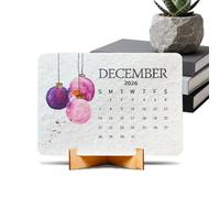 FxaumsGxuk Plantable Love Seed Calendar, 2026 Desk Calendar With Stand, Plantables Seeds Desk Planner Calendars, 12 Months Desks Planning, Standing Desks Calendars For Gardening And Green Planner