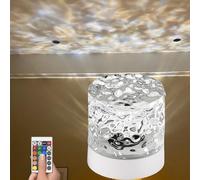 FXCIST Water Ripple lamp for Bedroom,Ocean Wave projector16 Colors Sensory Light Northern Lights lamp Ceiling Projector Night Lig