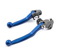 FXCNC CNC Aluminum 3D Dirt Bike Pivot Brake Clutch Levers Compatible with KX125 2006-2008, KX250 2005-2008, KX250F 2005-2012, KX450F 2006-2012, KX250 1993-1996, for RMZ250 2005-2006
