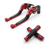 FXCNC CNC Aluminum Folding Extendable Adjustable Brake Clutch Levers compatible with CBR125R 2004-2017, CBR150R 2004-2010