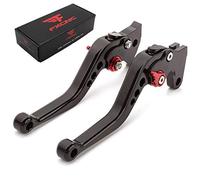 FXCNC CNC Aluminum Short Adjustable Brake Clutch Levers for S1000RR (NOT the HP4) 2010-2014, S1000R (w and w/o CC) 2004
