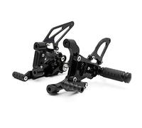 FXCNC CNC Billet Motorcycle Rearset Foot Pegs Rear Set Footrests Fully Adjustable Foot Boards Compatible with 899 Panigale 2014-2015, 1199 Panigale/S 2012-2014, 1199 Panigale S Tricolore 2012-2013