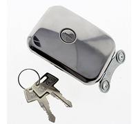 FXCNC Motorcycle Gas Cap Fuel Tank Cap With Key Lock Set Compatible with KAWASAKI KZ250D1/D2/G1/L1/W1 KZ550F1/F2/M1 KZ1000R1/R2 KZ1100A1/A2/A3 KZ550D1 KZ1000A3/A4/E1/E2 KZ550H1/H2