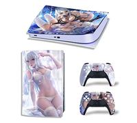 FXCON Anime For PS5 Digital Edition Skin For Console And Controllers Vinyl Sticker Durable, Scratch Resistant, Compatible With For P-S5 64768 Bubble Free