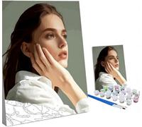 Fxddya Personalized Paint by Numbers Kit for Adults - Custom Paint by Numbers from Photo, Customized DIY Paint by Numbers Set Painting for Beginners, Gifts for Home Wall Decor (No Frame, 12X12inch)