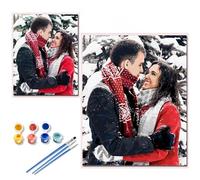 Fxddya Personalized Paint by Numbers Kit for Adults-Photo to Custom DIY Paint by Numbers for Beginner, Acrylic Painting Kit for Home Decor, Gifts for Men Women Pets (No Frame, 24X32inch) Brand