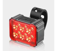 FXDSCA Bicycle Lights Front and Rear for Felt Nine Race 2009, Super Bright Waterproof Bike Lights Set for Night Riding Bike Headlight and Bicycle Taillight,B Taillight-Red