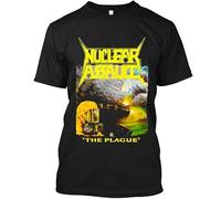 fxdszaszzdx Limited NWT! Nuclear Assault The Plague American Thrash Metal Band T-Shirt Black XXL
