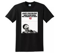fxdszaszzdx ONE FLEW Over The Cuckoos NEST T Shirt bluray Poster Black 3XL