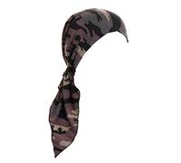 Fxhixiy Pre-Tied Bandana Turban Hat Chemo Cancer Headscarf Headwraps Headwear for Women Hair Cover Hat, Army Green, One Size