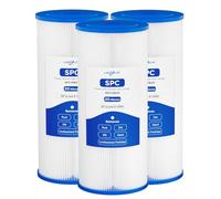 FXHSC Whole House Water Filter Cartridge Replacement for Well Water, 20 Micron Water Filter 10" x 4.5" Pleated Polyester Sediment Filter Compatible with FXHSC, R50-BBSA, WFHDC3001, W50PEHD - 3 Pack