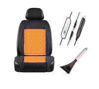 Fxiaobin Super warm and comfortable professional, , Non-Slip Easy Install Winter Driving Kit, heated car seat cover,Black-Singleseat